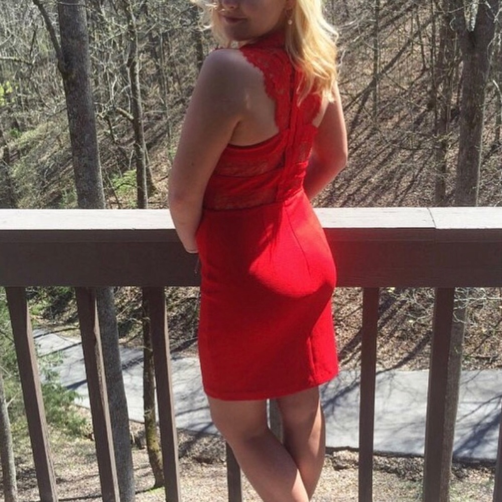 Express- Red Dress